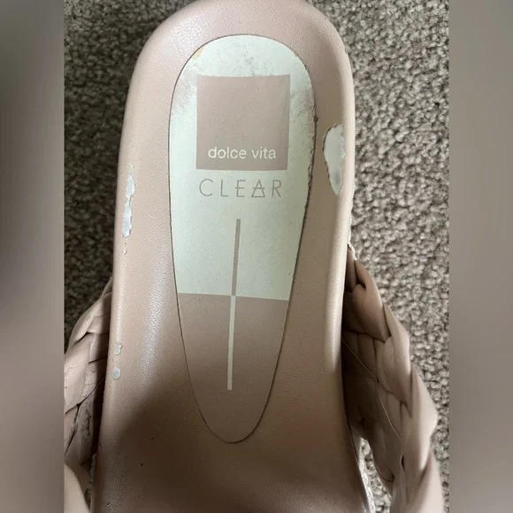 Dolce Vita Women's Cream Woven Sandals - Picture 4 of 7